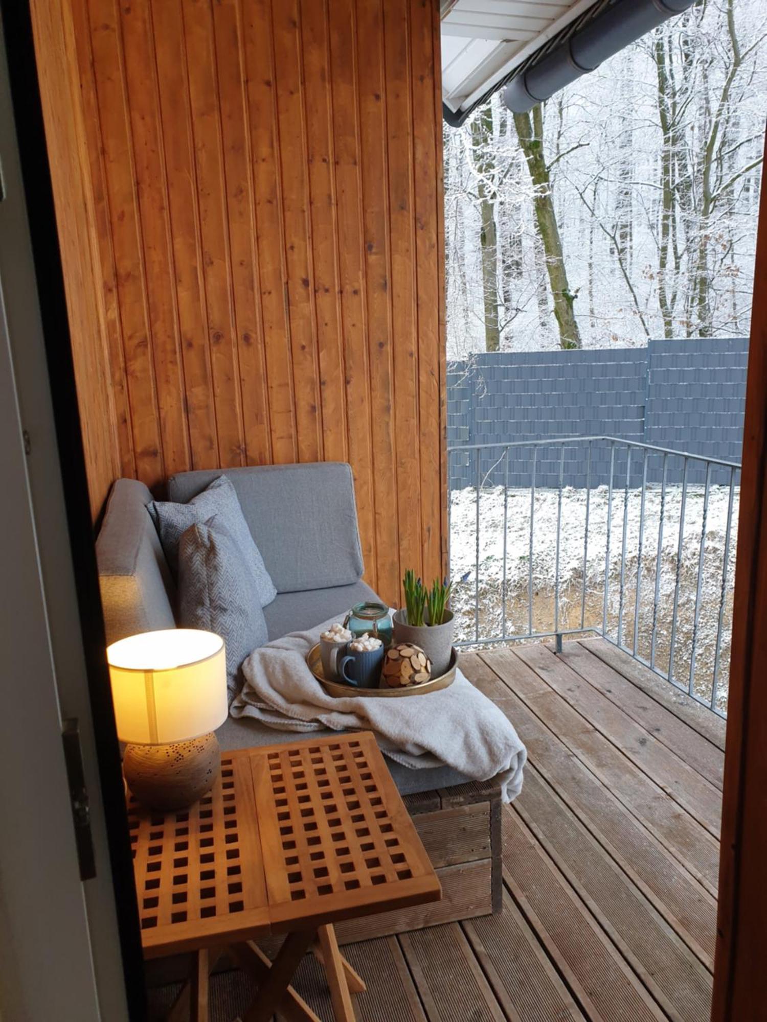 Fewo Winter In Der Villa Waldrand Mit Zwei Balkonen บาดวึนเน็นแบร์ก ภายนอก รูปภาพ