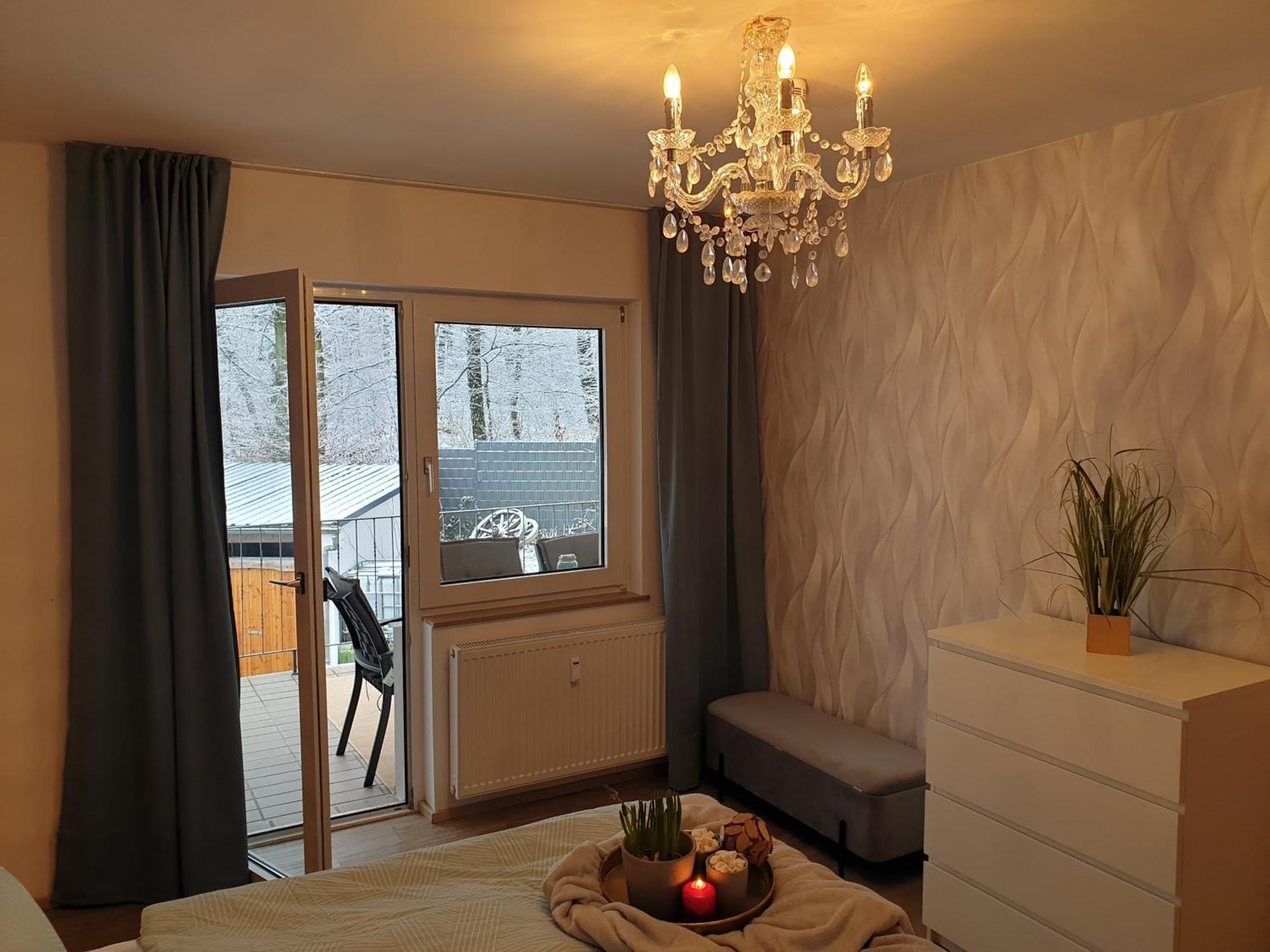Fewo Winter In Der Villa Waldrand Mit Zwei Balkonen บาดวึนเน็นแบร์ก ภายนอก รูปภาพ